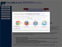 Tablet Screenshot of cincymls.com